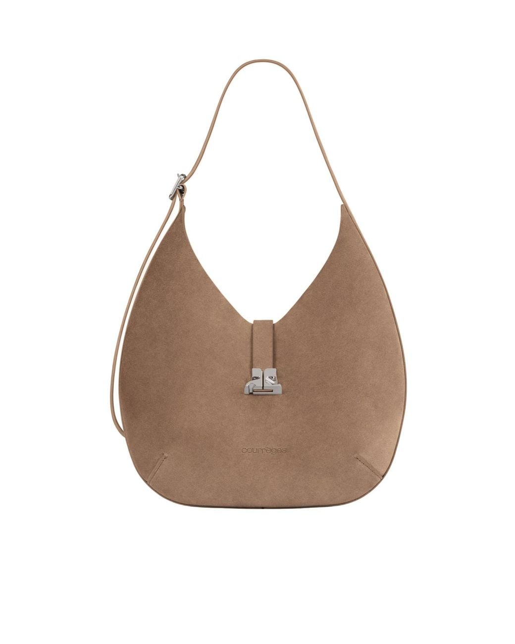 Courreges Brown Courrèges Holy Small Shoulder Bag