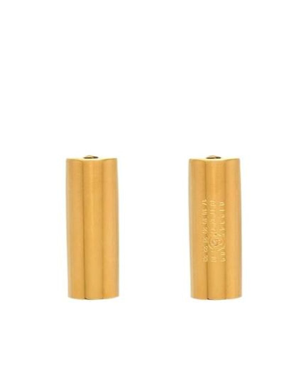 MM6 by Maison Margiela White Metal Earrings