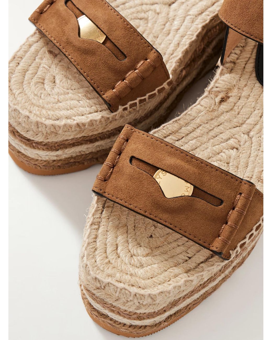 Stella McCartney Brown Gaia Espadrilles