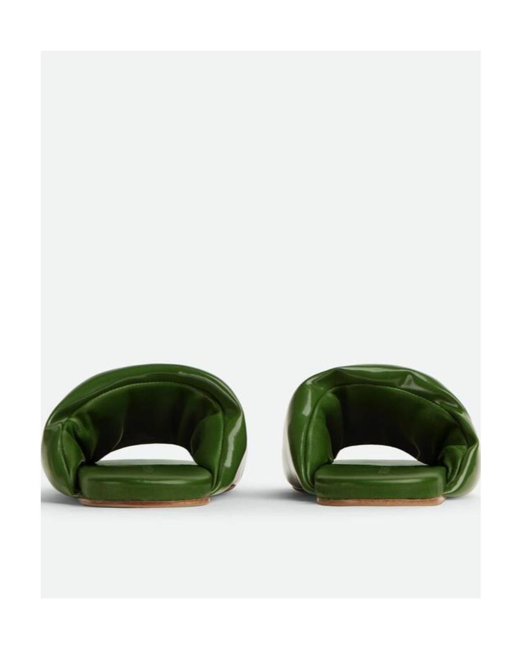 Bottega Veneta Green Slip-On Slides for men