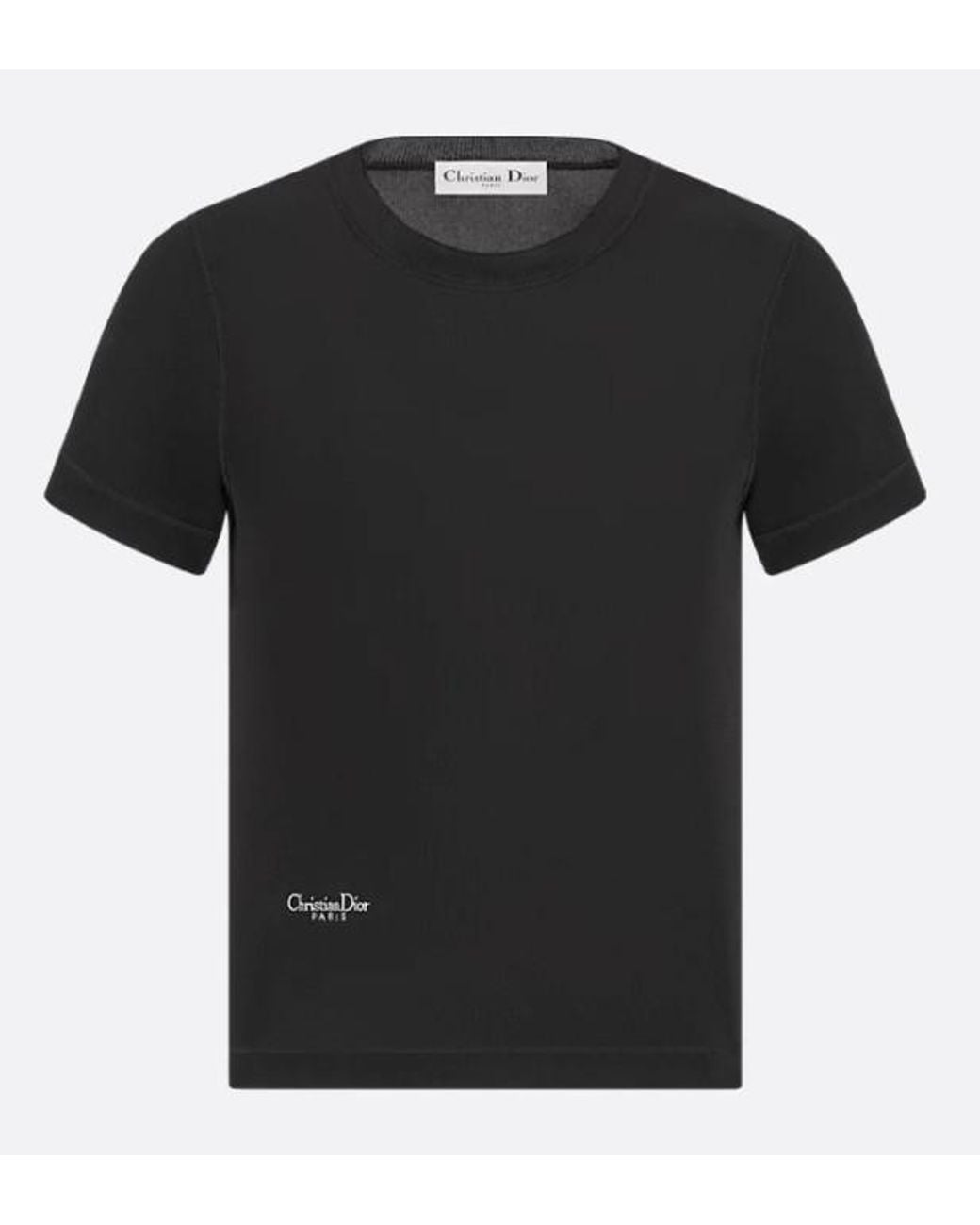 Dior Black Short-Sleeved Sweater