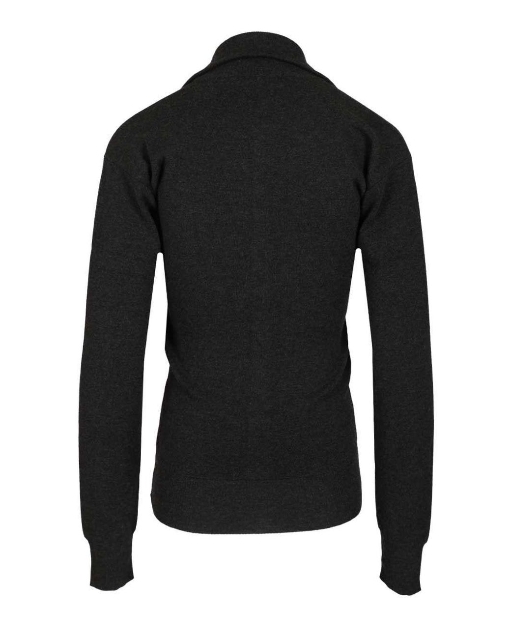 Lemaire Black Buttoned Fitted Cardigan