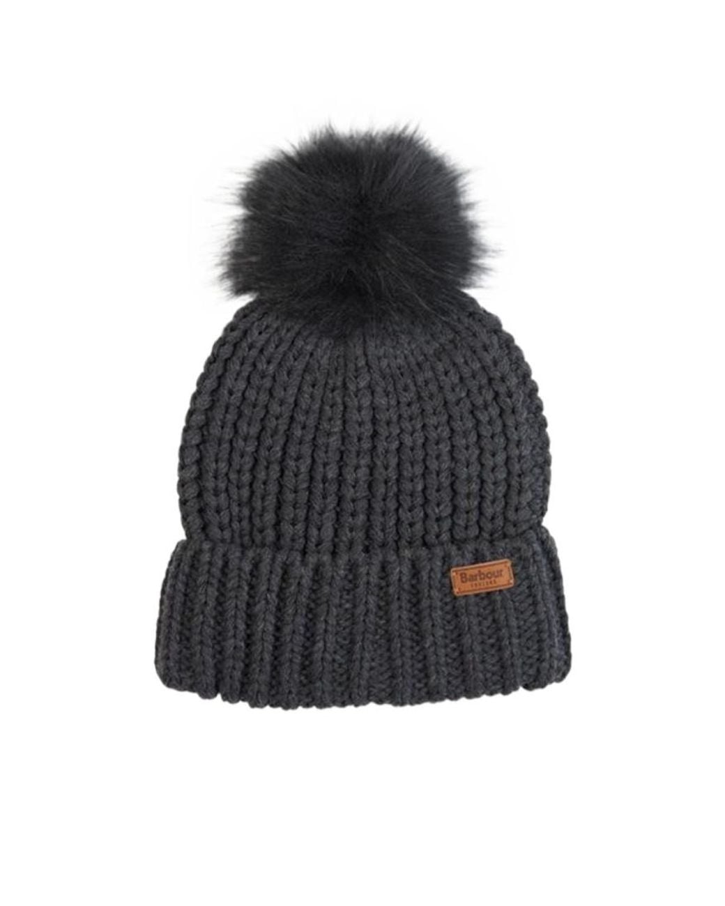 Barbour Blue Rib Knitted Hat