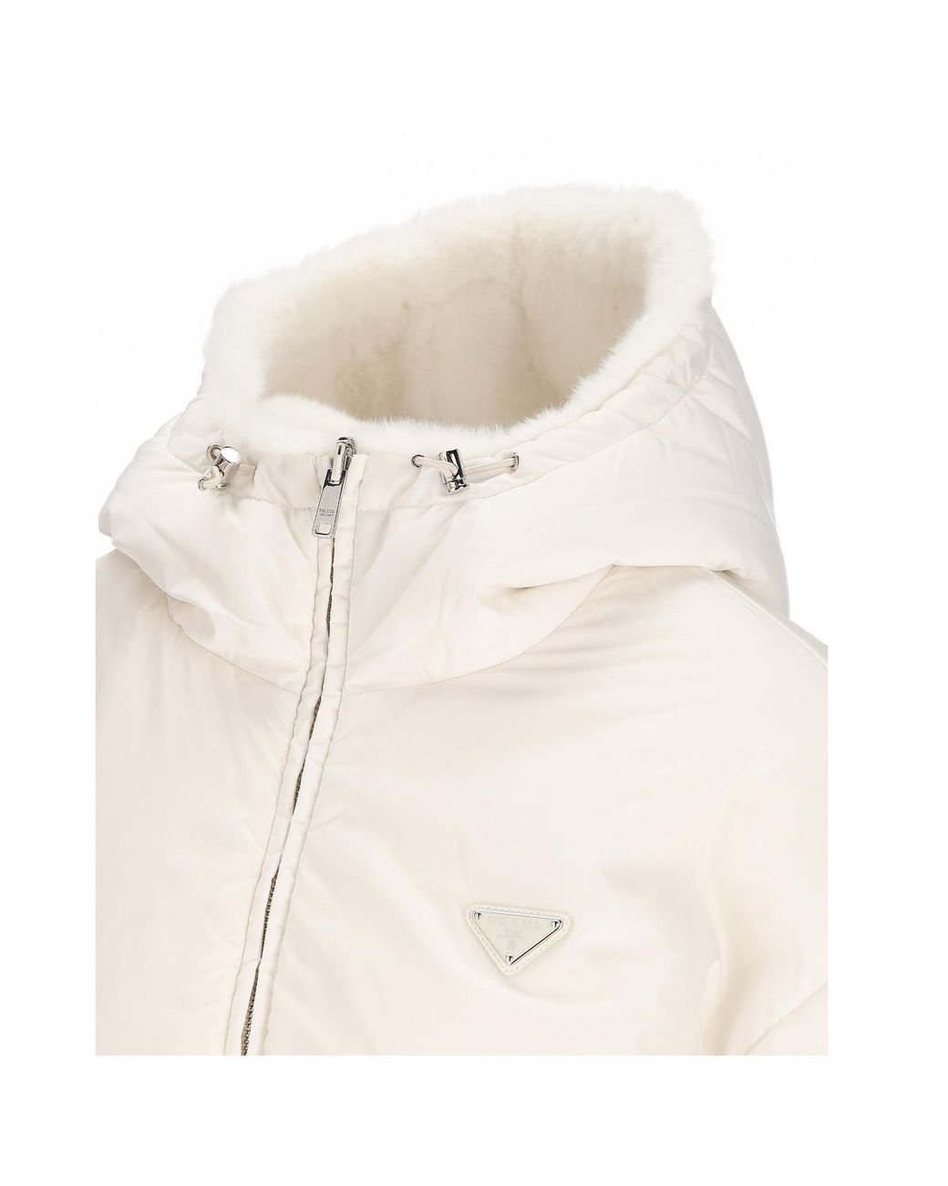 Prada White Reversible Aspen Jacket