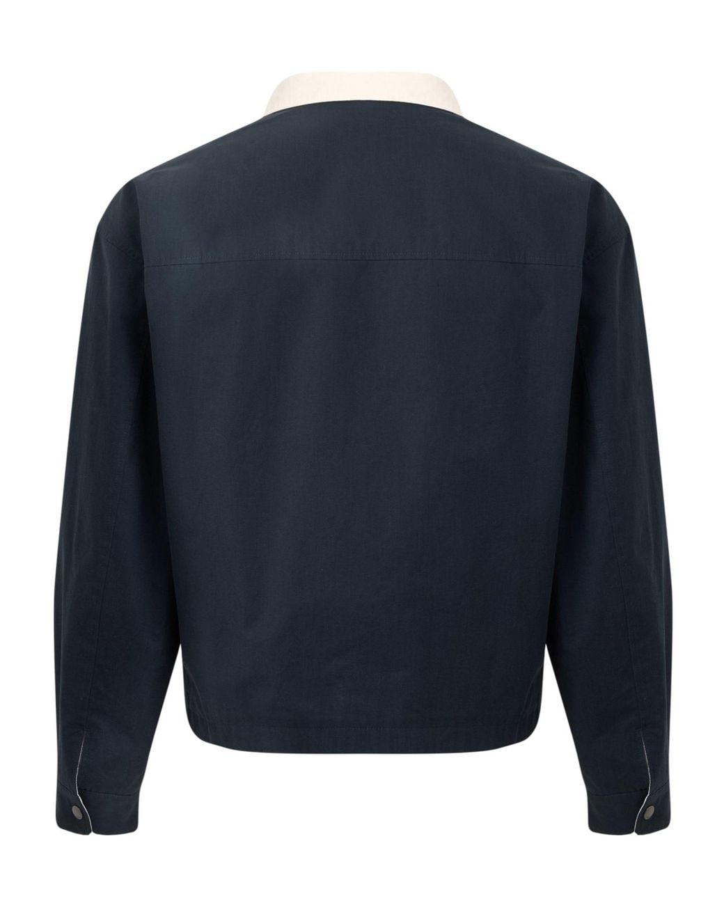 Saint Laurent Blue Simple Collar Jacket for men