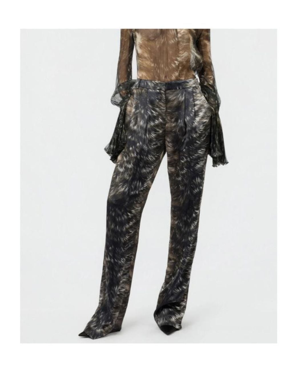 Roberto Cavalli Gray Trousers