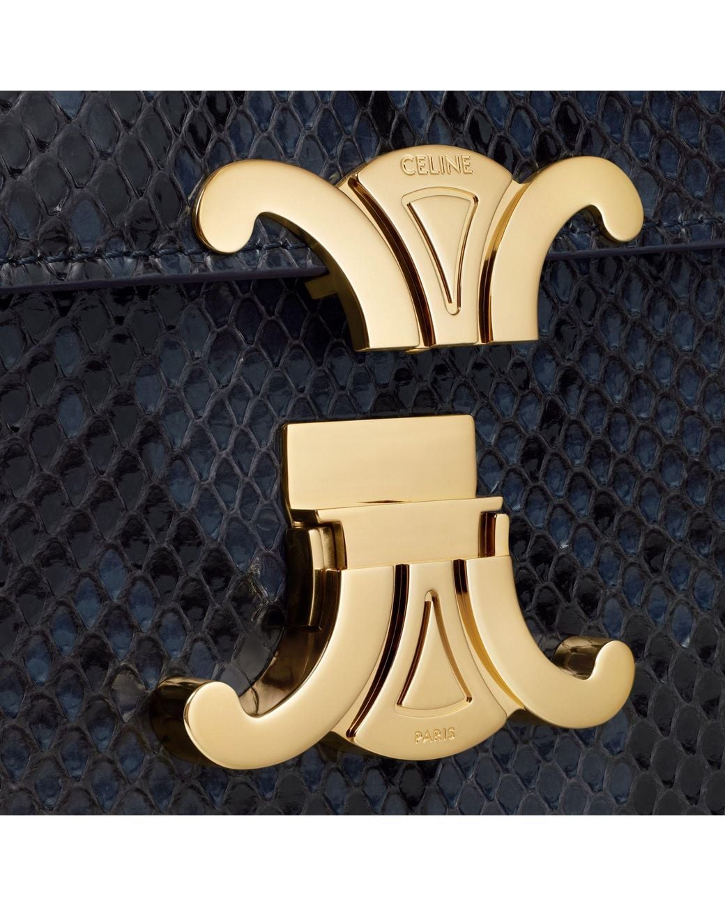 Céline Black Classique Triomphe Bag