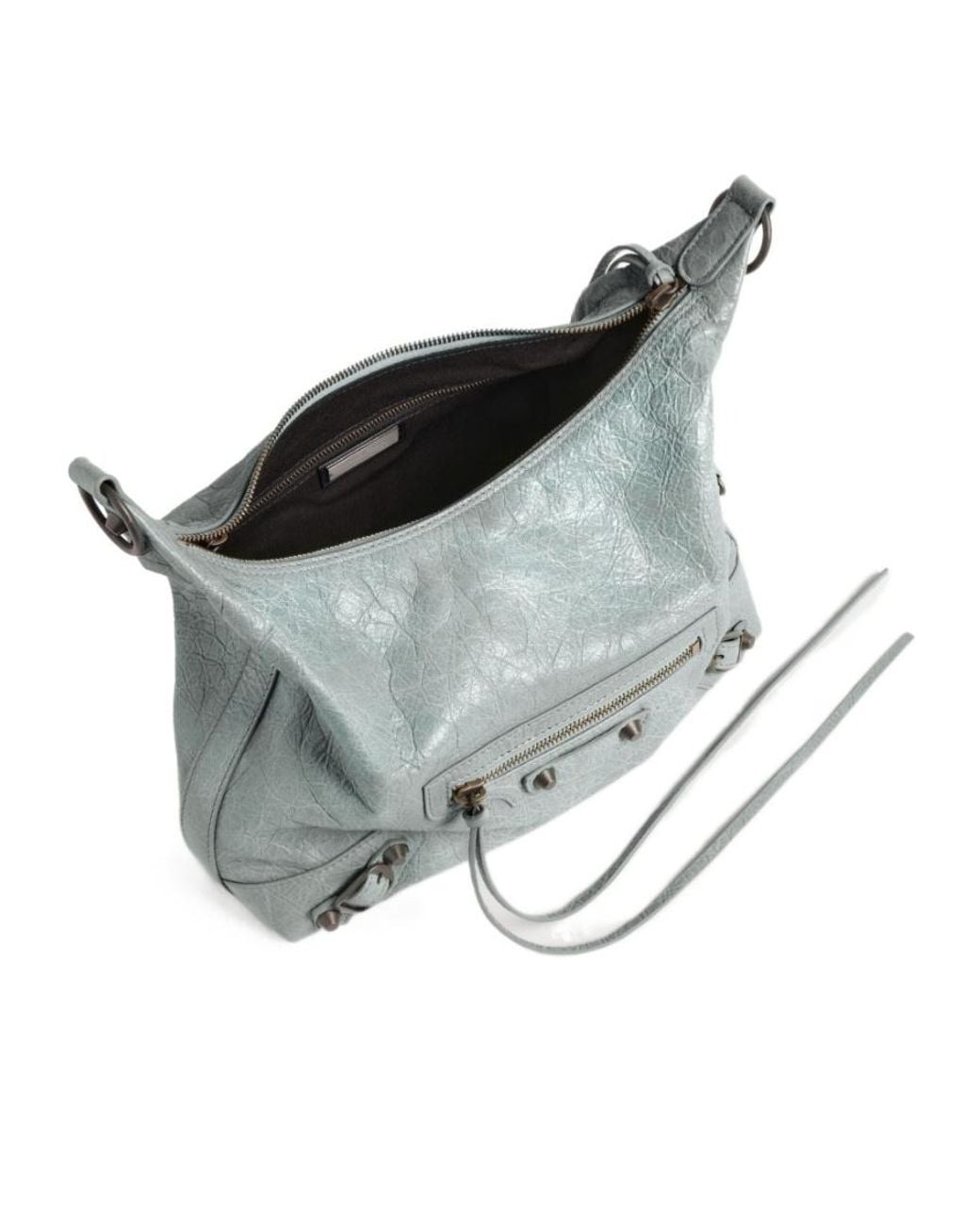Balenciaga Gray Le City Hobo Bag Small