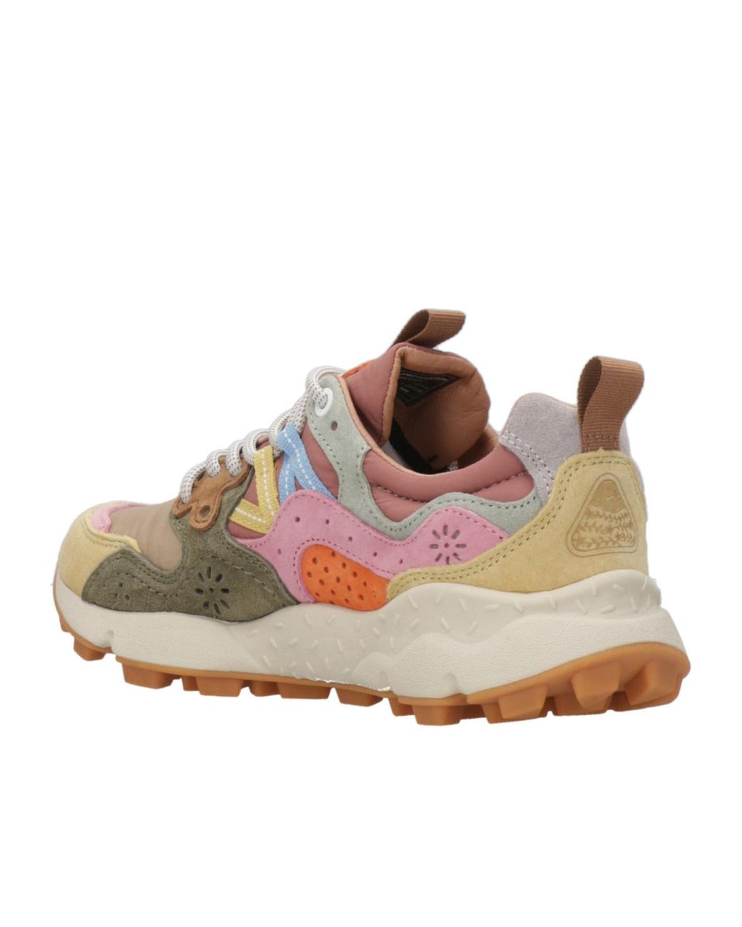 Flower Mountain Pink Laced Sneakers