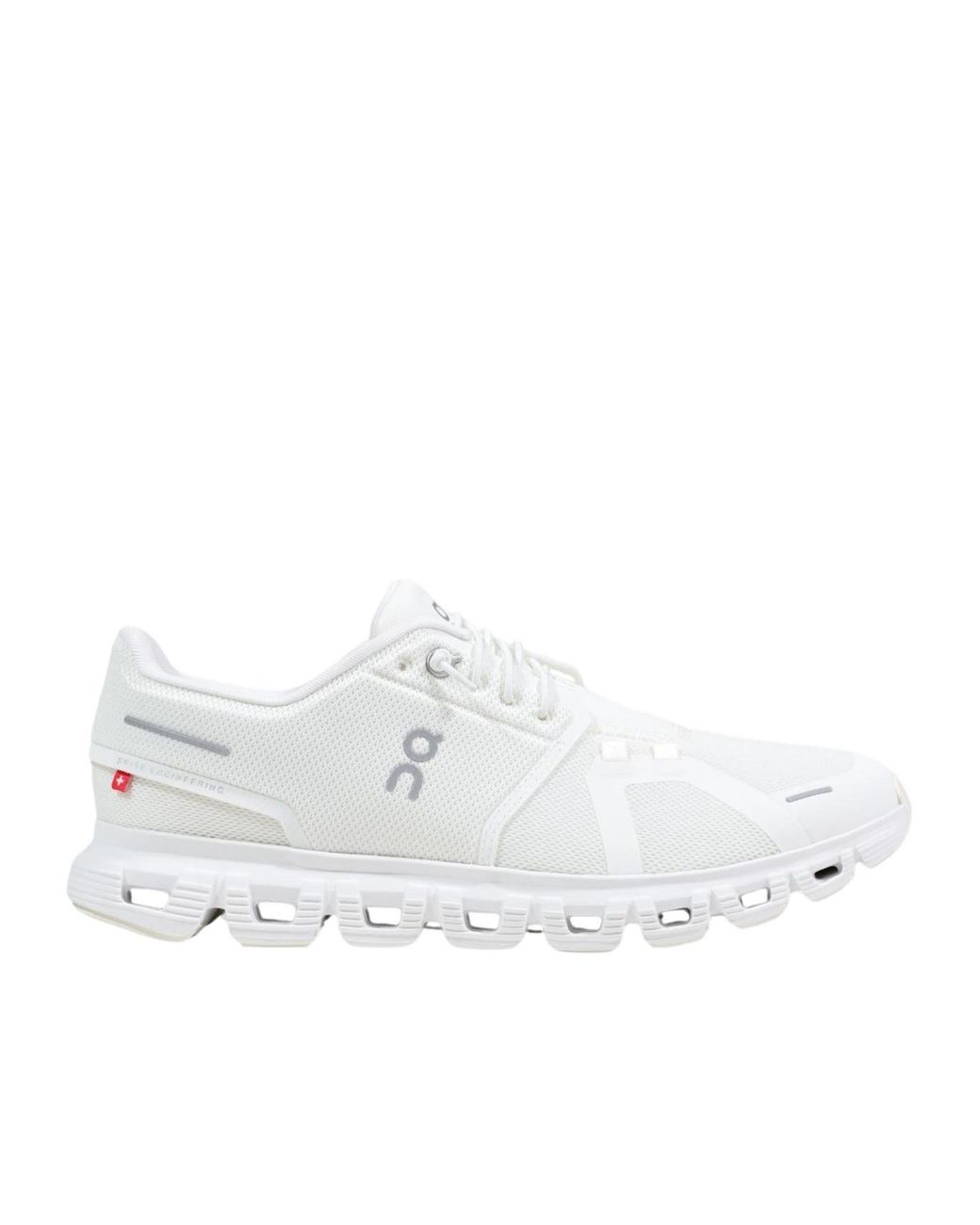 On Shoes White Cloud 6 Mesh Sneakers