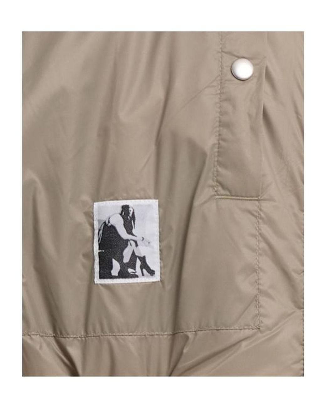 Rick Owens Brown Alice Parka Down Jacket
