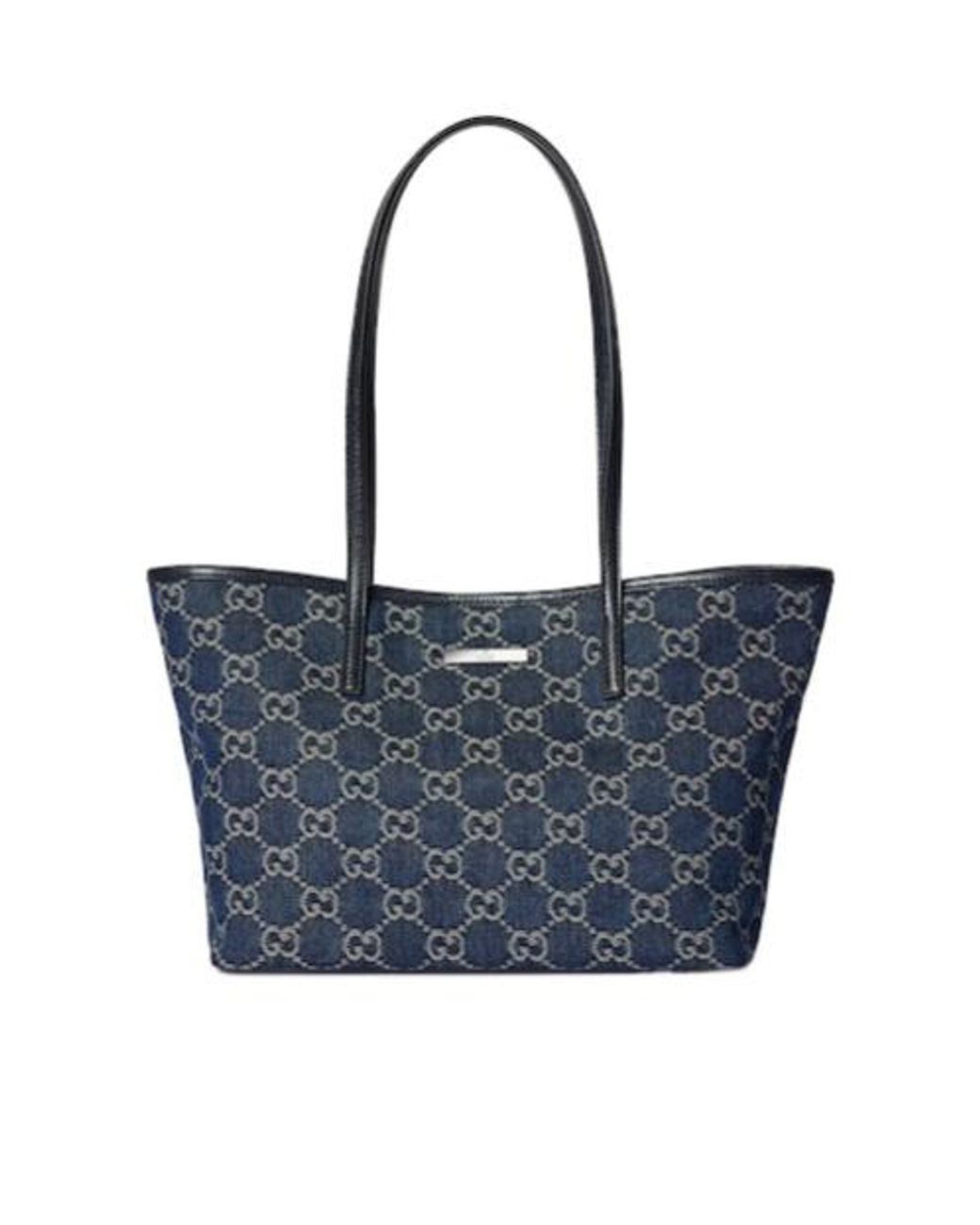 Gucci Blue Tribeca Small Tote Bag