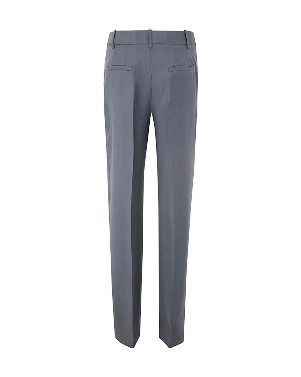 Loulou de Saison Blue Sbiru Pleated Straight Leg Pants