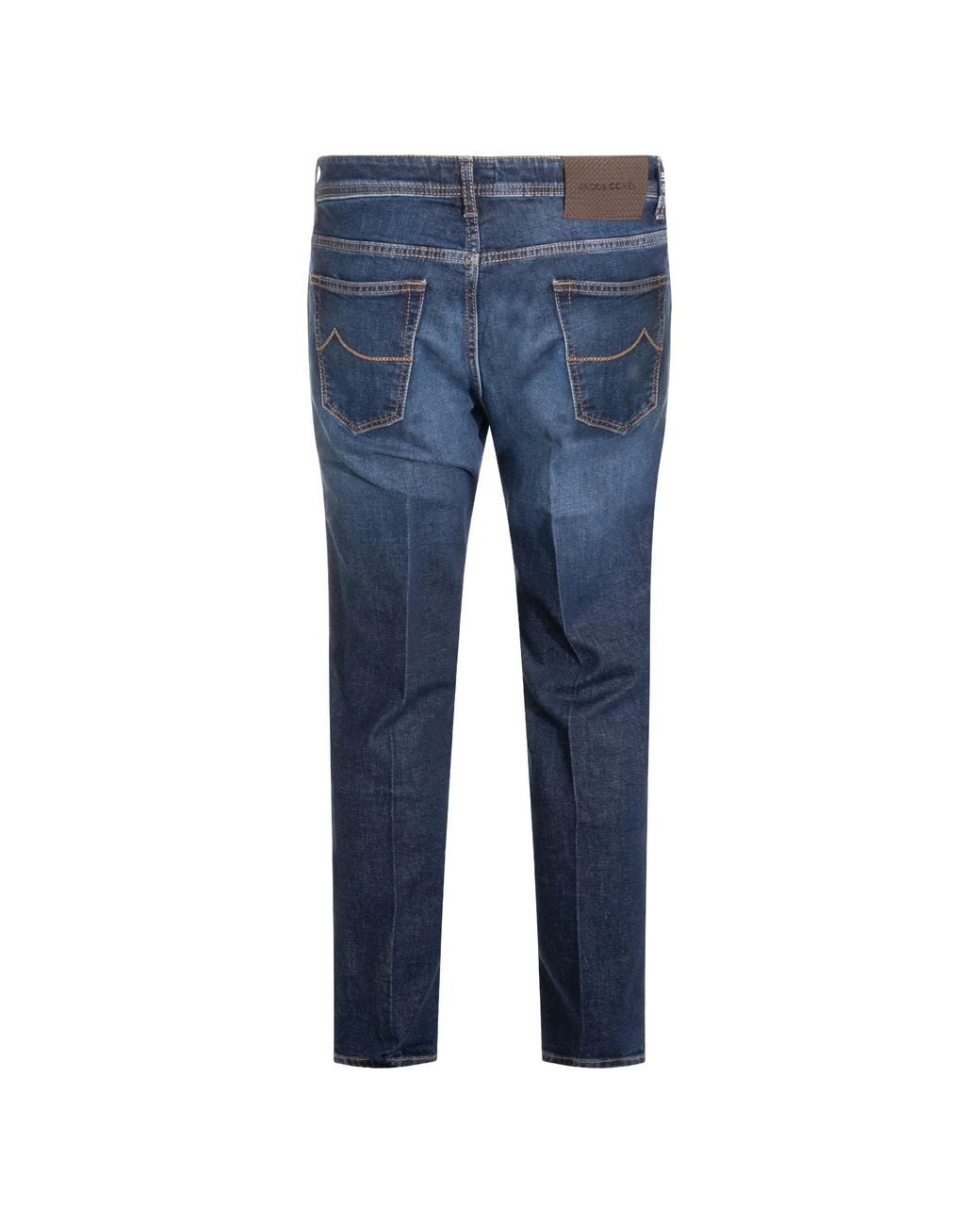 Jacob Cohen Blue Faded-Effect Jeans for men