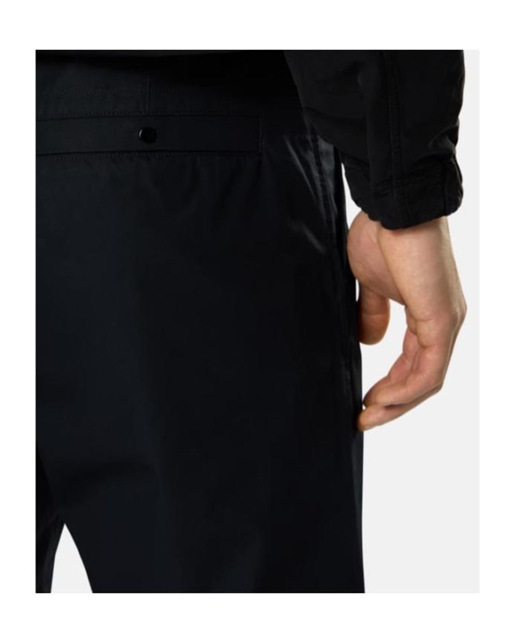 Stone Island Blue Regular Logo Patch Pants for men