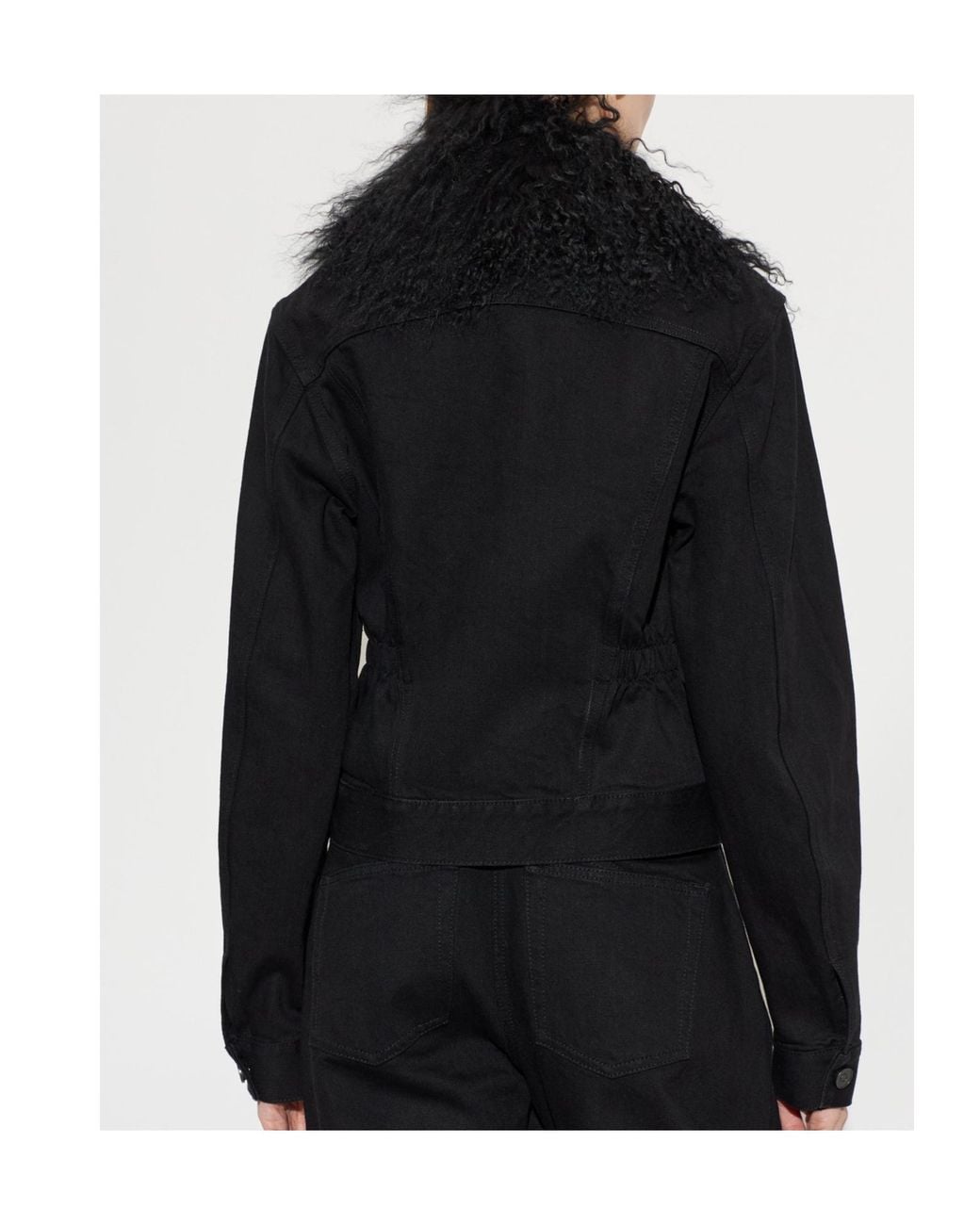Alaïa Black Alaïa Denim Jacket