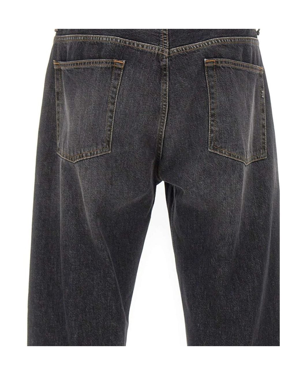Dondup Gray Yui Relaxed Tapered Jeans for men