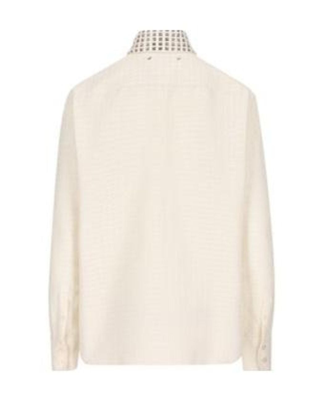 Golden Goose Deluxe Brand White Long Sleeved Embellished Shirt