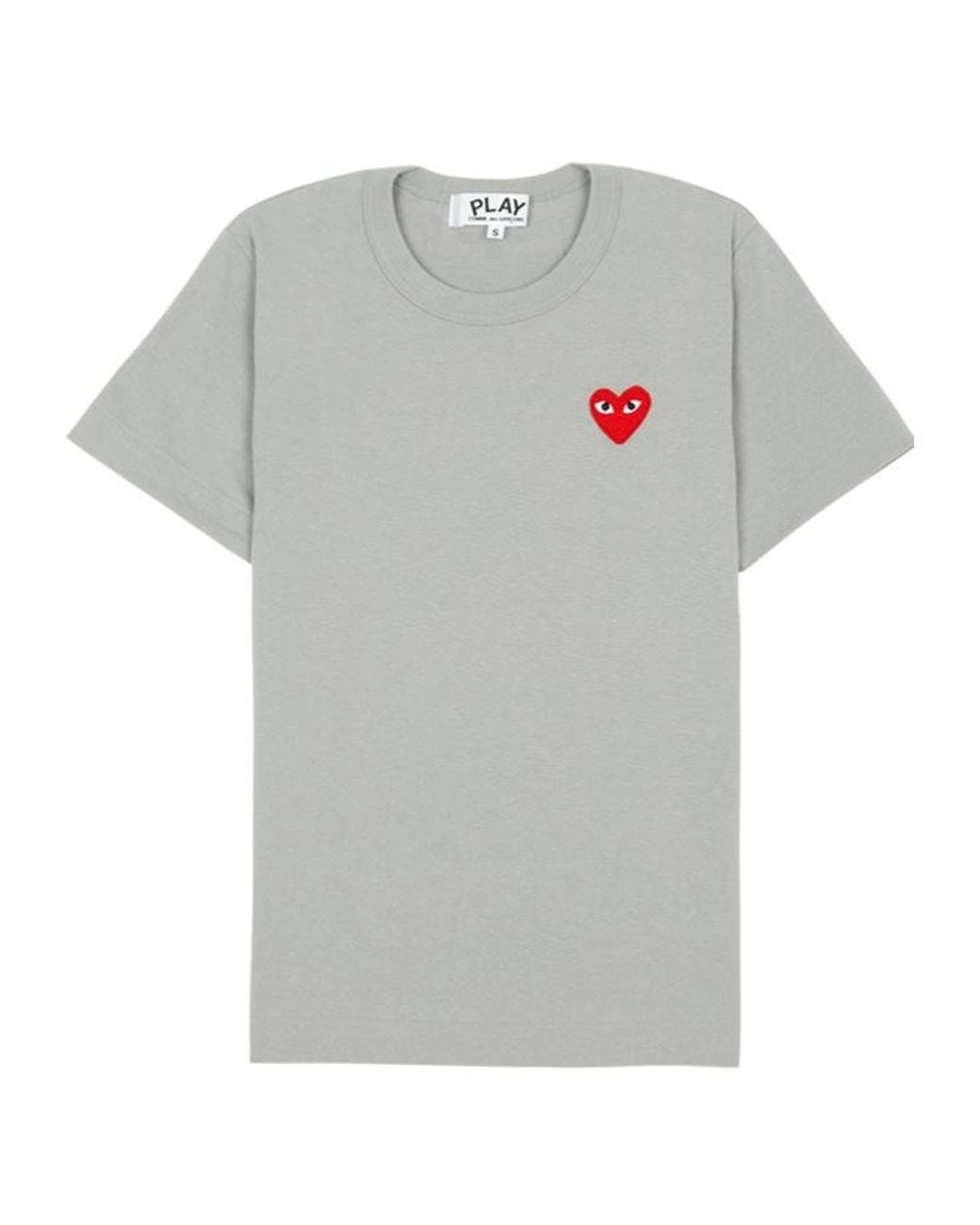 Comme des Garçons Gray Crew Neck T-Shirt