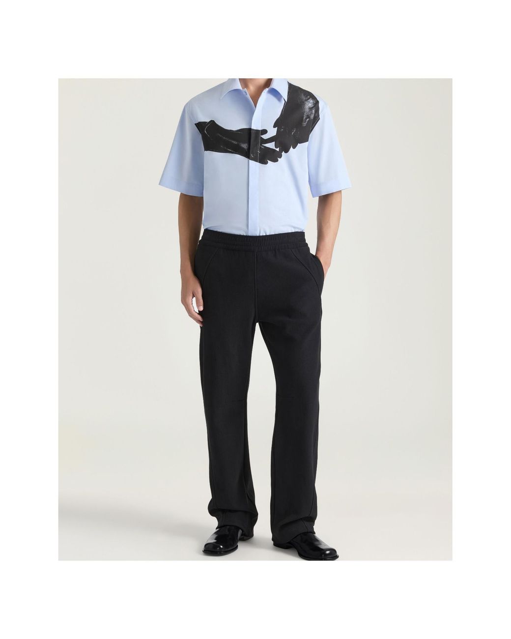 Givenchy Black Elastic-Waist Pants for men