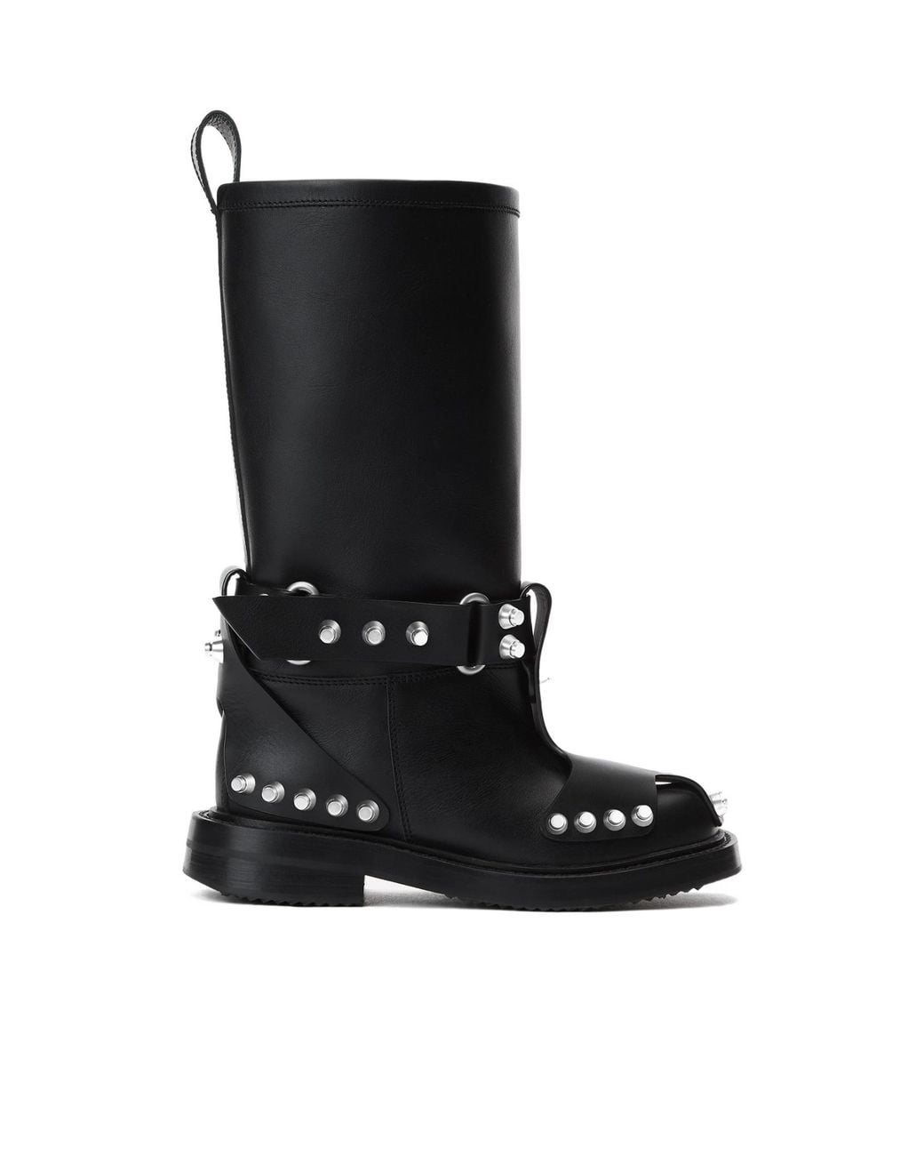 Alexander Wang Black Dixon Buckle Boots