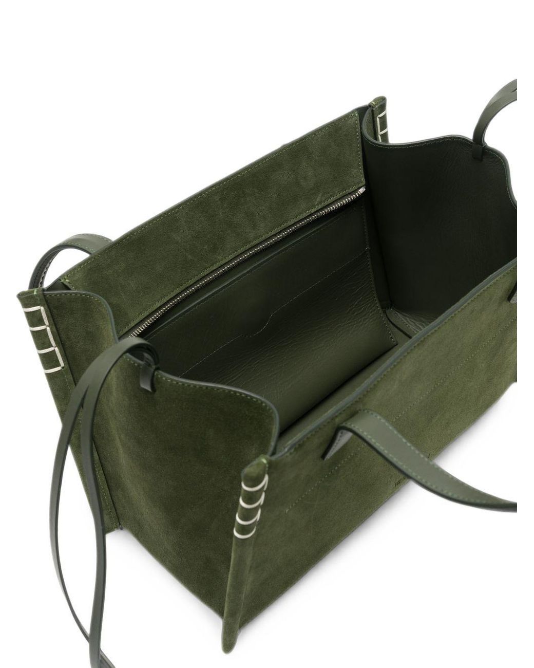 J.W. Anderson Green Jw Anderson Elongated Loafer Cabas Bag