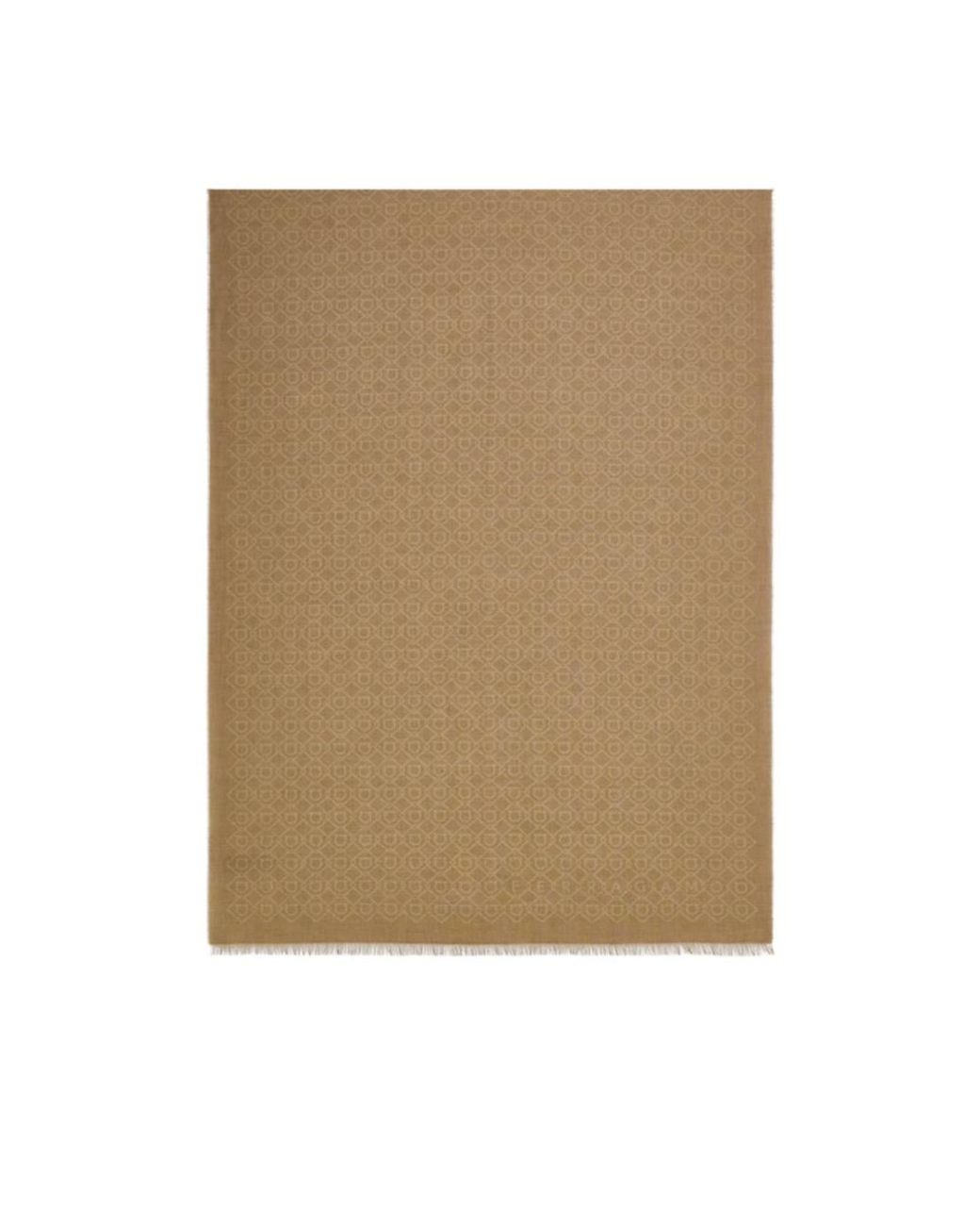 Ferragamo Natural Logo Embellished Stole for men