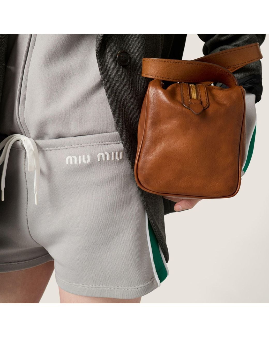 Miu Miu Multicolor Technical Yarn Shorts