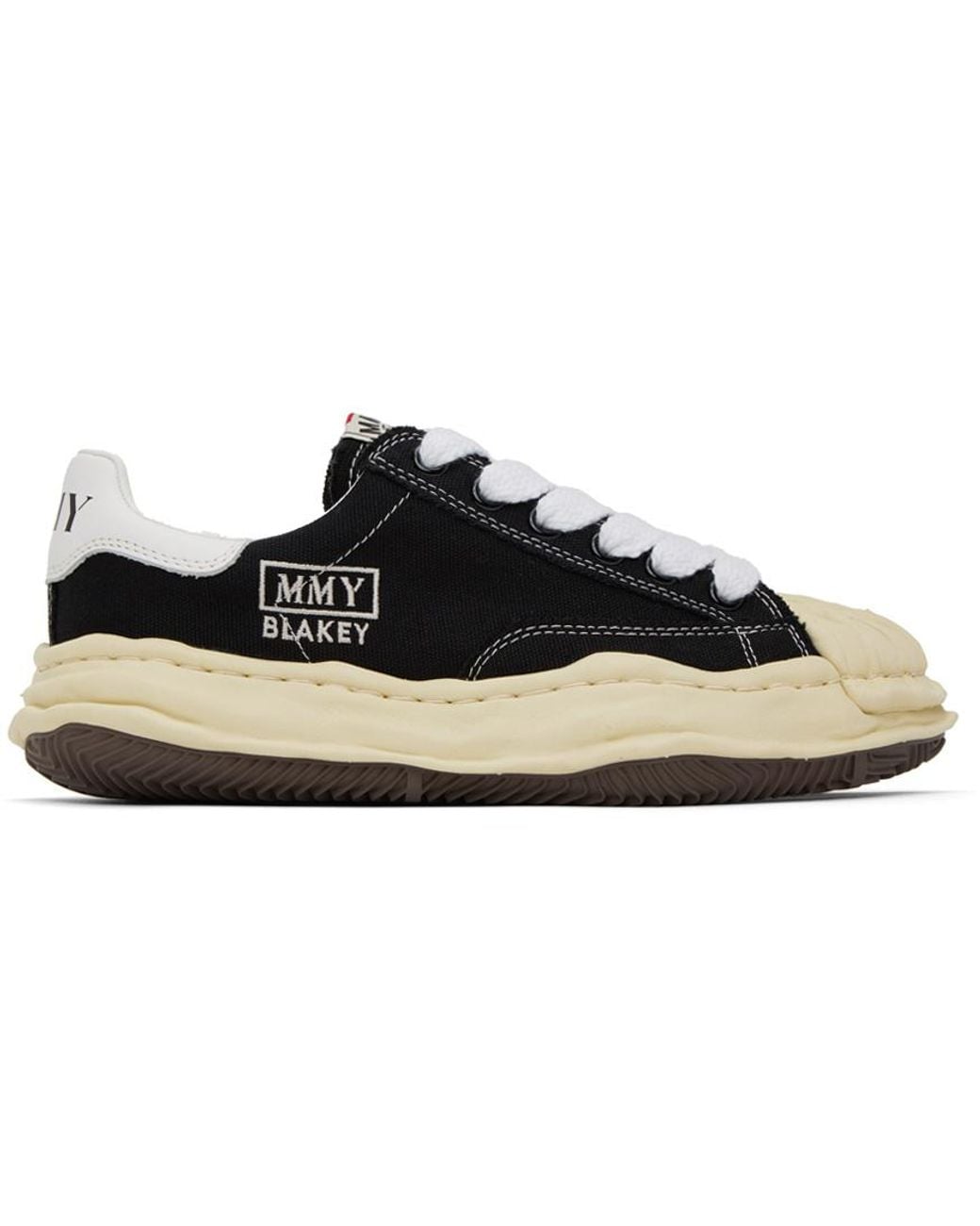 Maison Mihara Yasuhiro Black Blakey Vl Og Low-Top Sneakers for men