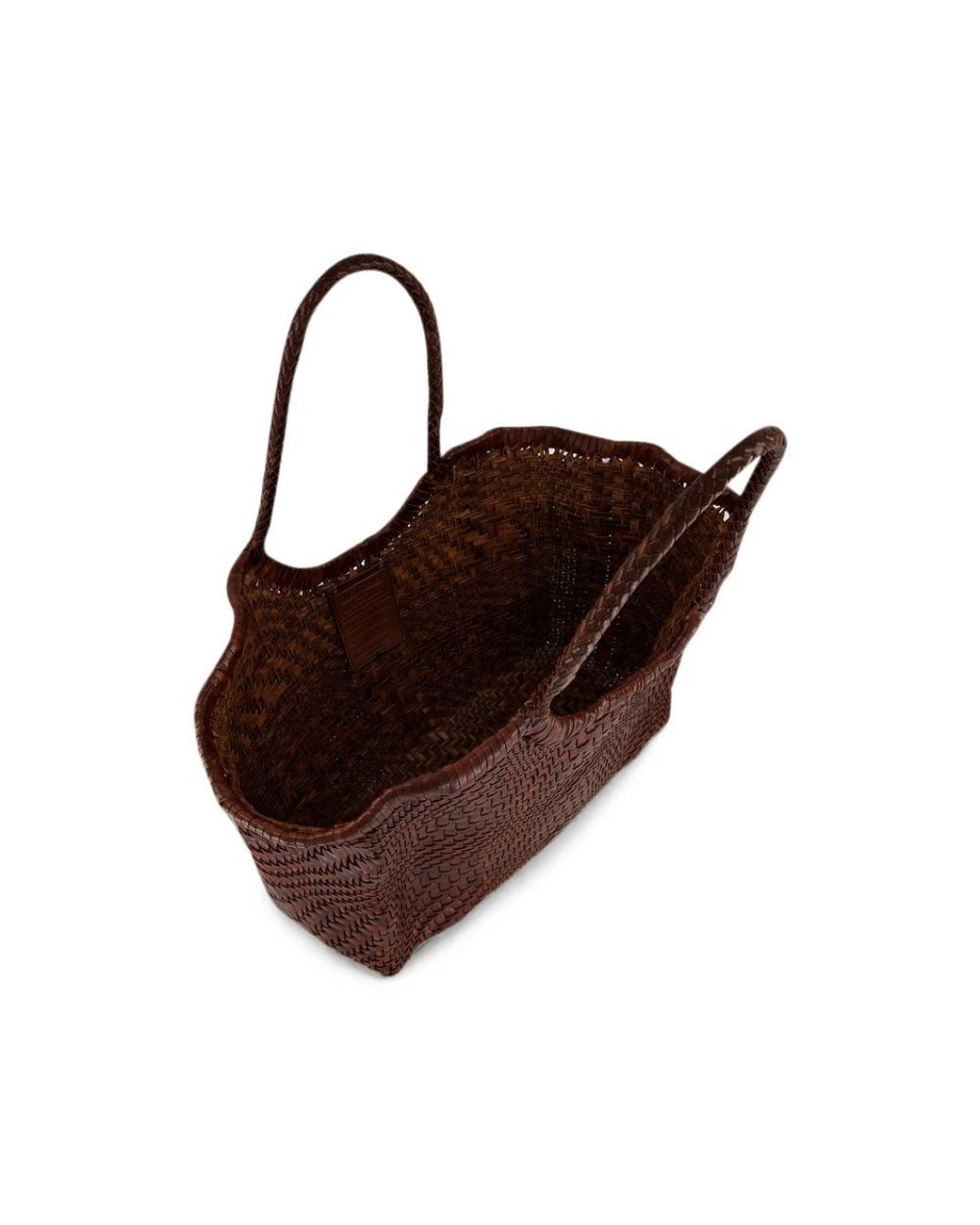 Dragon Diffusion Brown Woven Handbag
