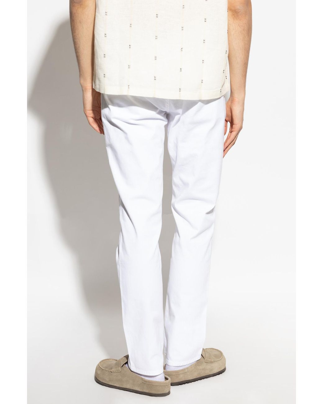 Rag & Bone White Slim-Fit Jeans for men
