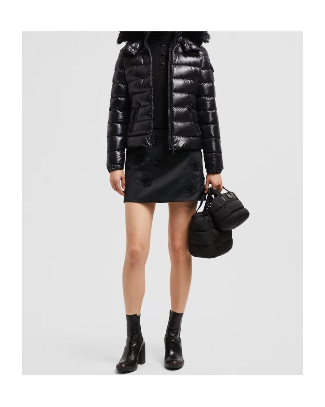 Moncler Black Badyf Short Down Jacket