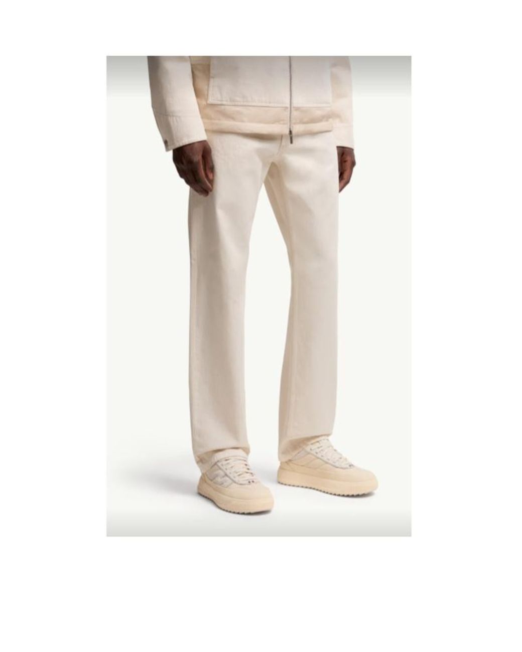 Moncler Natural Baskets Altive Low Top Sneakers for men