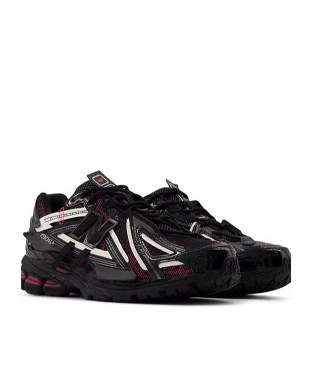 New Balance Black 1906 Lace-Up Sneakers for men