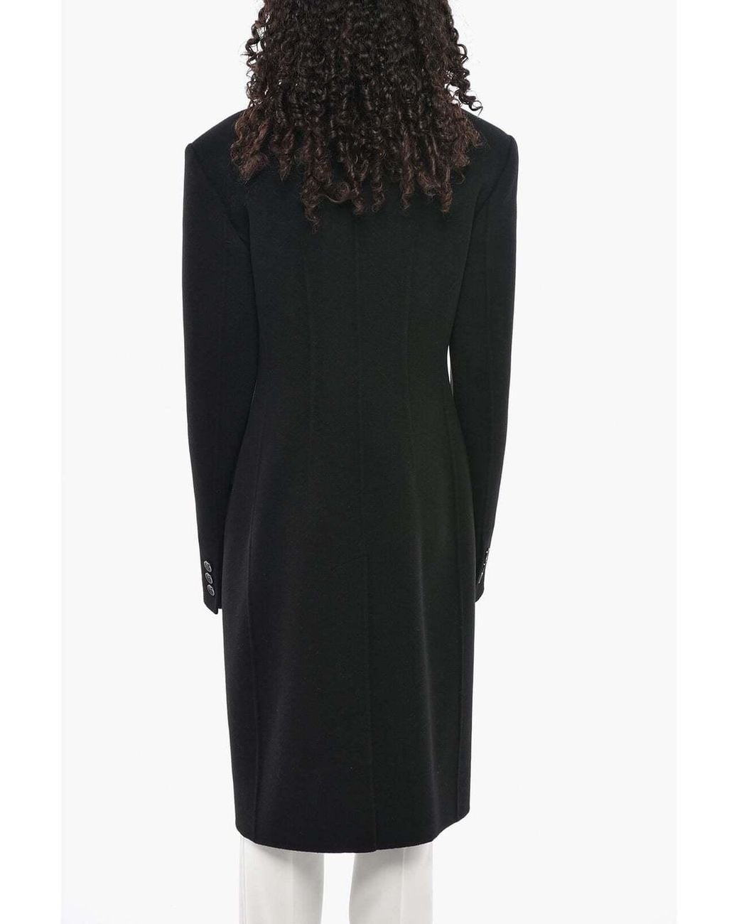 Max Mara Black Morgana Double-Breasted Jacket