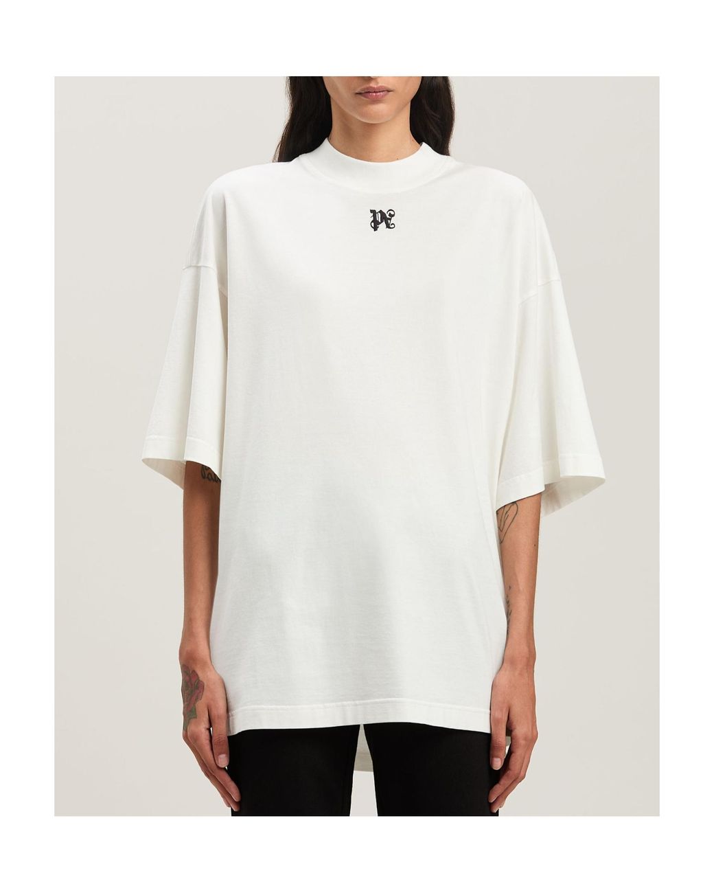 Palm Angels White Wings-Print T-Shirt