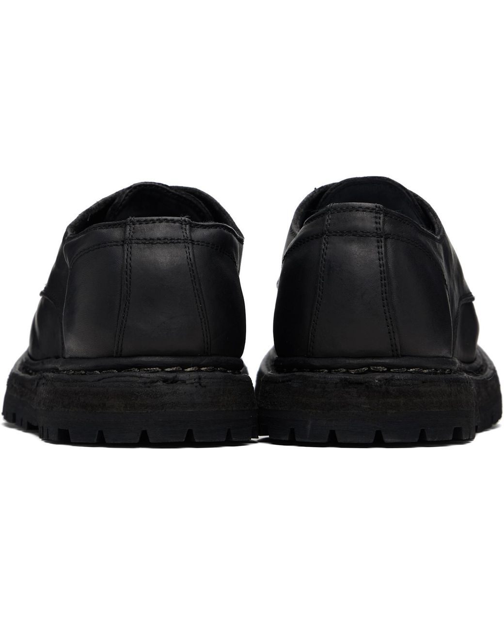 Guidi Black 99 Derby Shoes for men