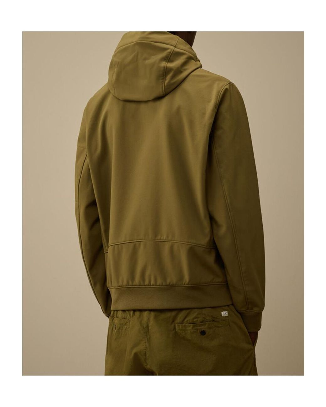 C P Company Green C.P. Shell-R Hooded Jacket for men