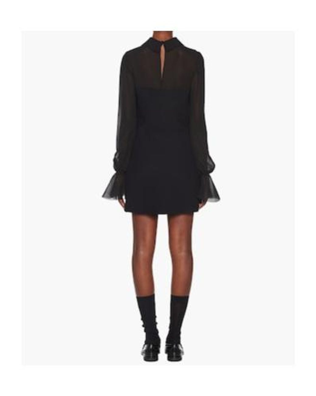 Miu Miu Black Cady Minidress