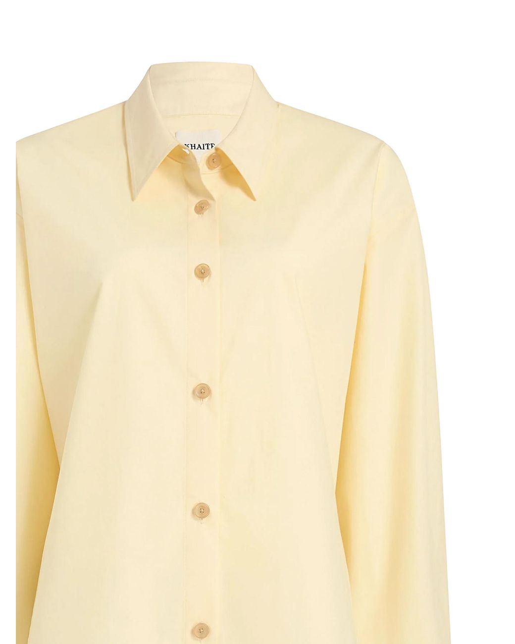 Khaite Natural Goya Long Sleeved Shirt