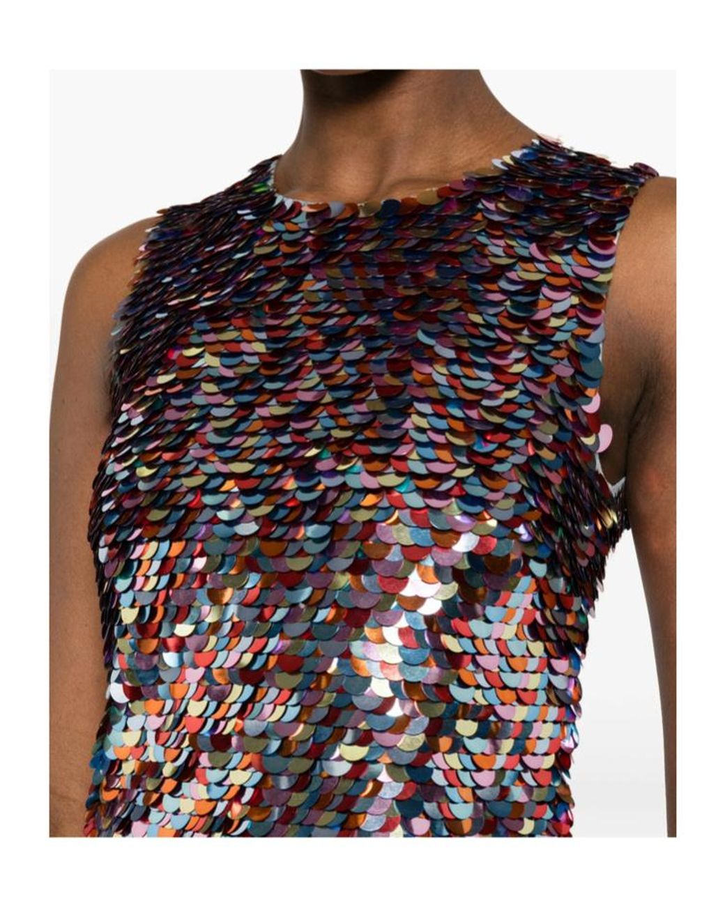 J.W. Anderson Purple Sequin Mini Dress