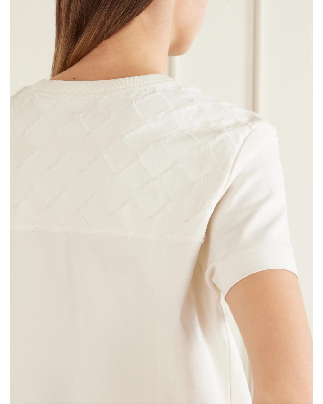 Bottega Veneta White Short-Sleeved T-Shirt
