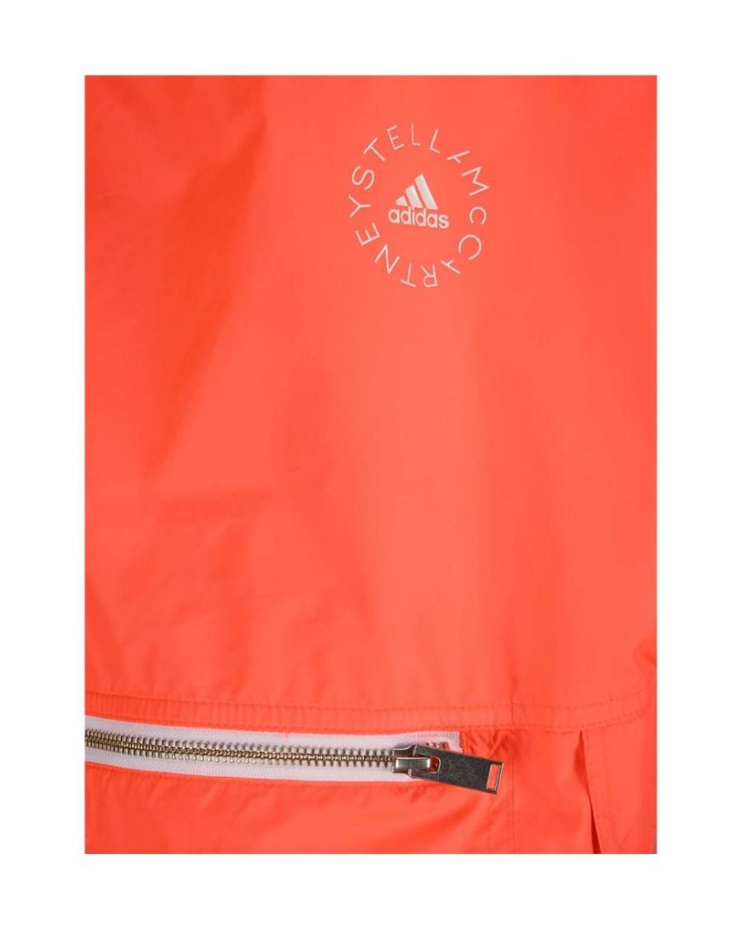 Stella McCartney Orange Oversized Lightweight Jacket