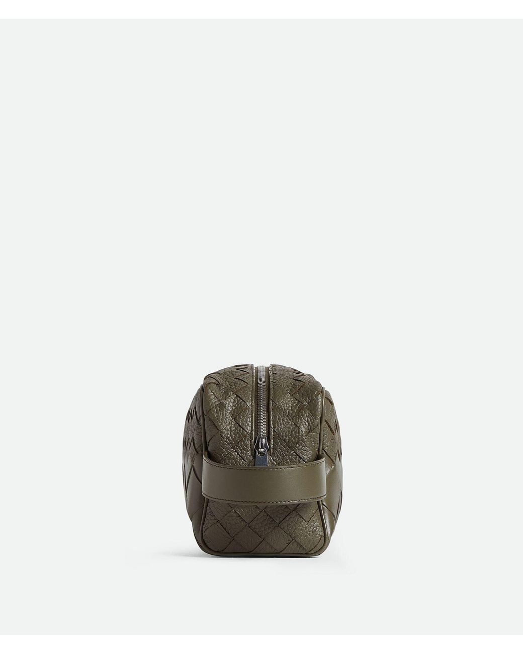 Bottega Veneta Green Intrecciato Travel Pouch for men