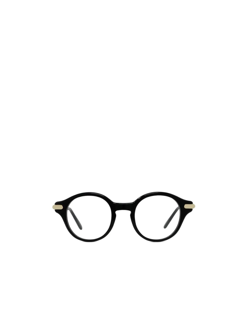 Loewe White Oval Frame Glasses