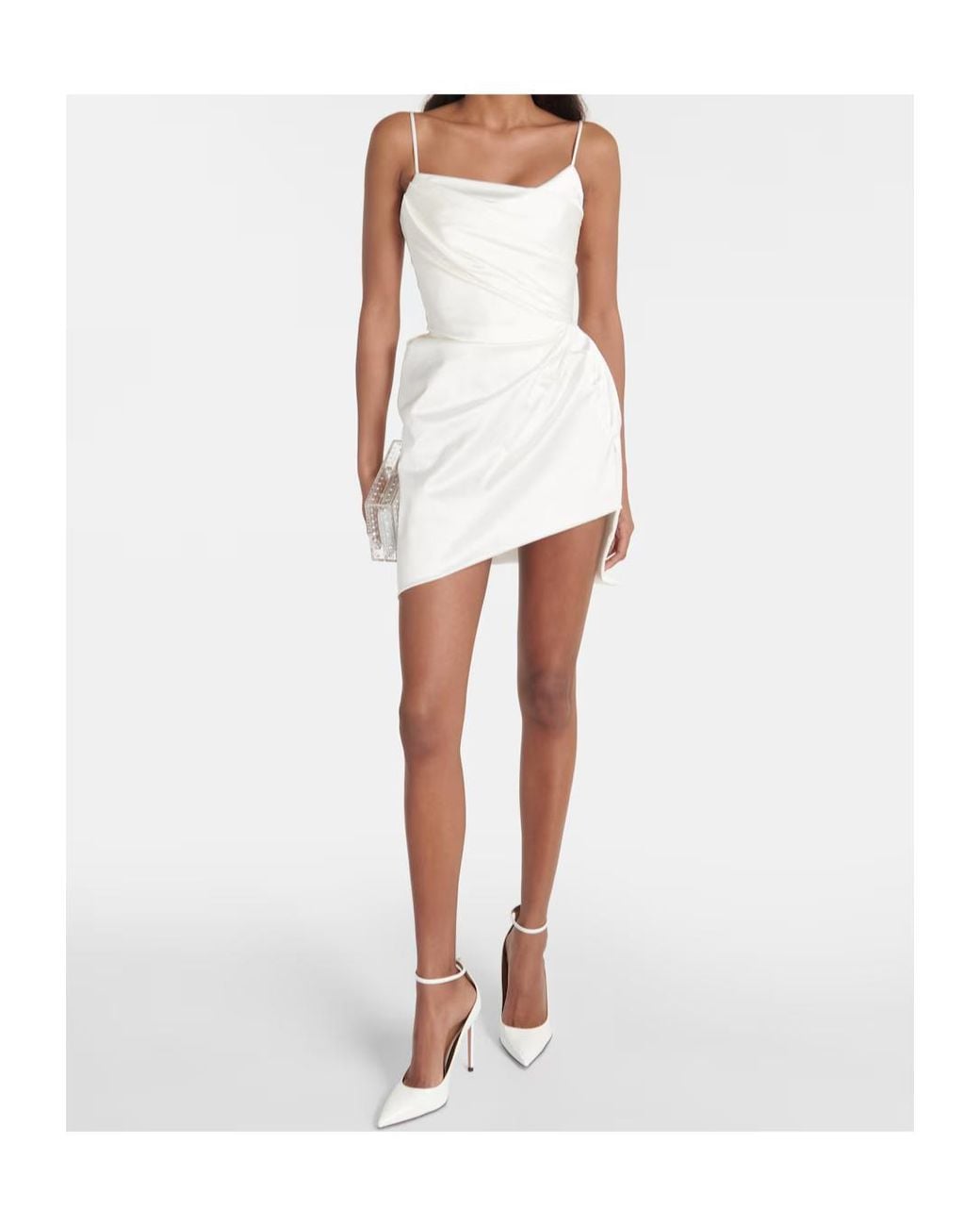 Vivienne Westwood White Bridal Venus Satin Minidress