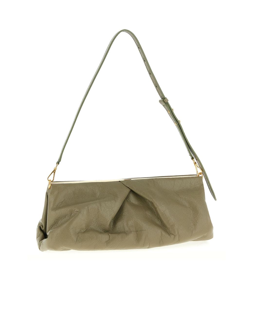 Dries Van Noten Metallic 'Crisp' Big Clutch