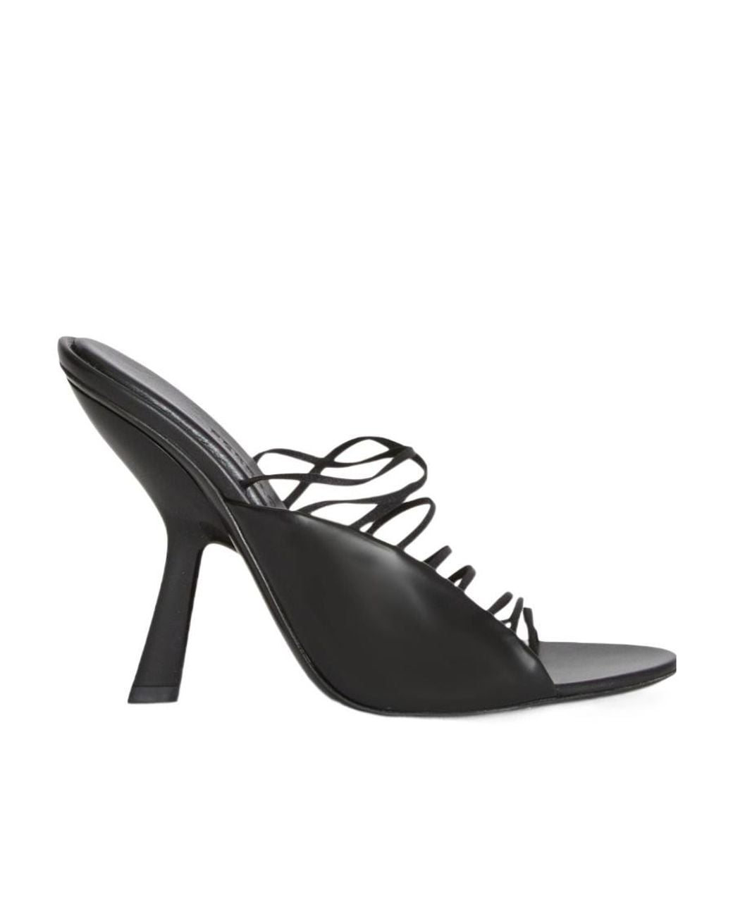 Ferragamo White Cutout High Heel Sandals