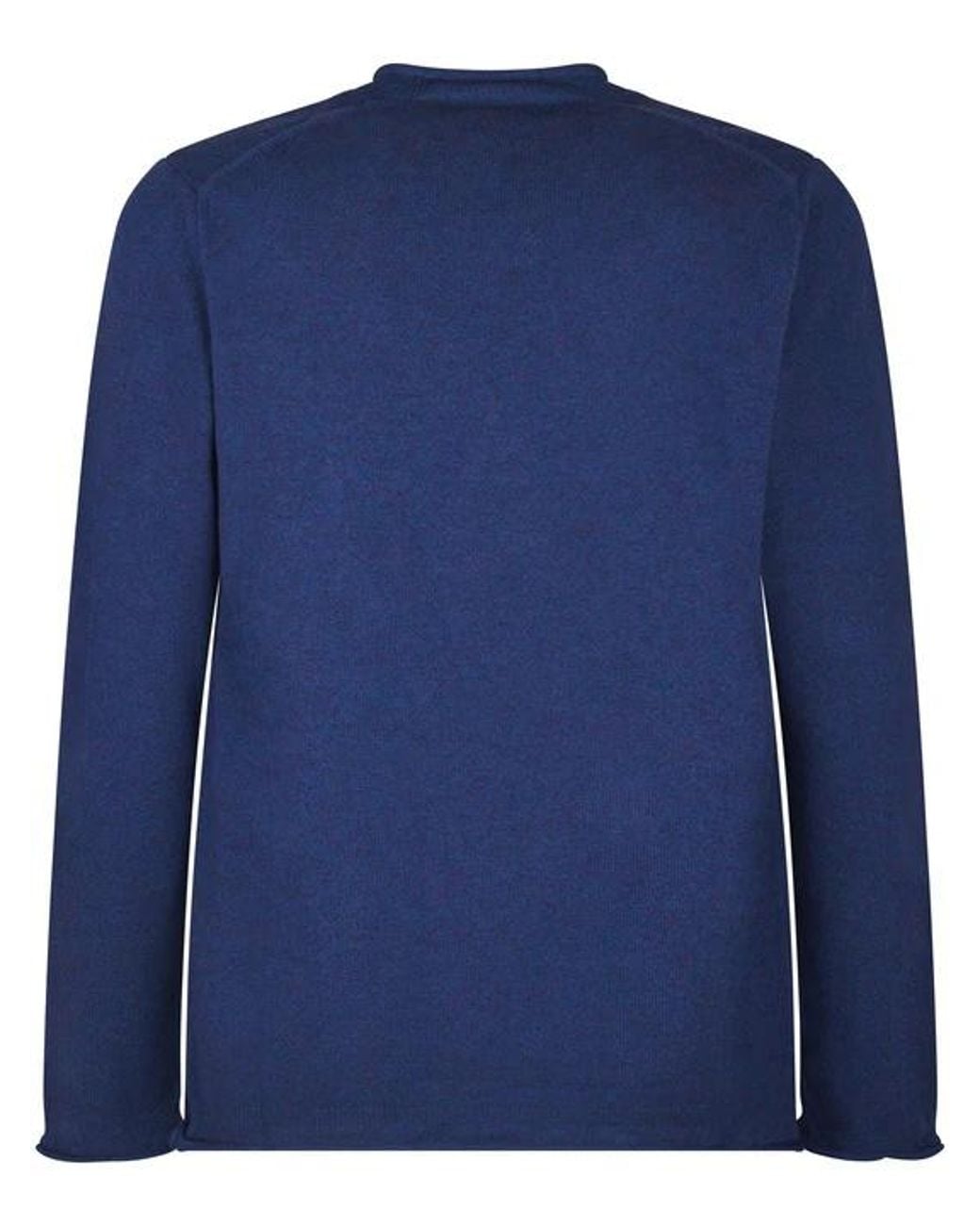 Comme des Garçons Blue Long-Sleeve Sweater for men