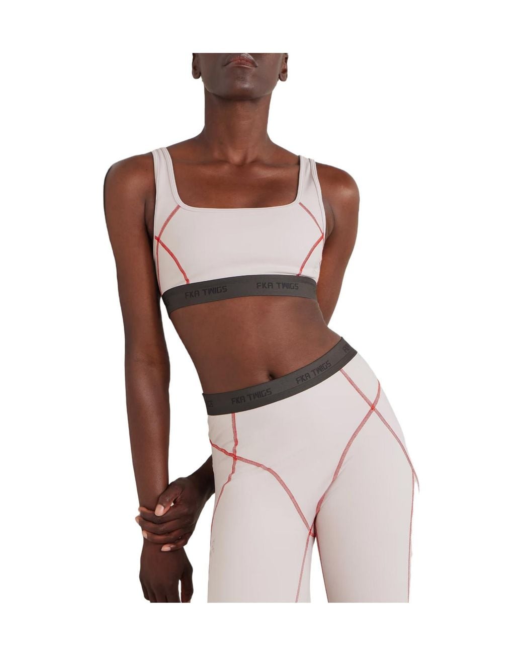 On Shoes Pink Studio Stretch Recycled-Jersey Sports Bra